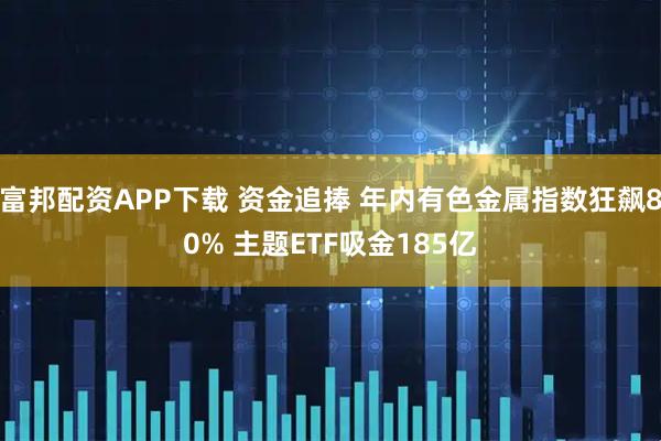 富邦配资APP下载 资金追捧 年内有色金属指数狂飙80% 主题ETF吸金185亿